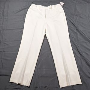 Nwt Dressbarn white trouser pants